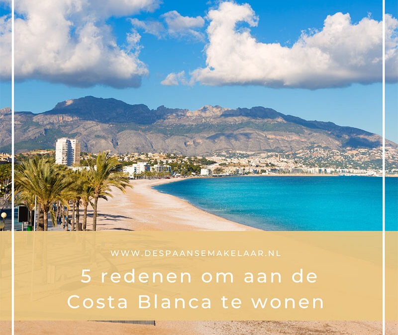 Vijf redenen om naar de Costa Blanca te emigreren